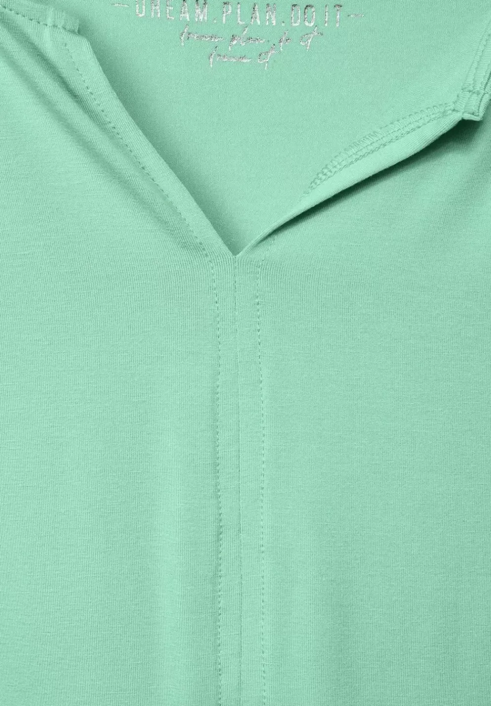 Langarmshirt In Unifarbe