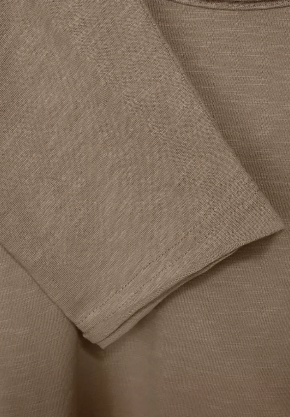 Langarmshirt In Unifarbe