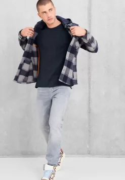 Langarmshirt In Unifarbe