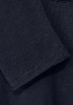 Langarmshirt In Unifarbe