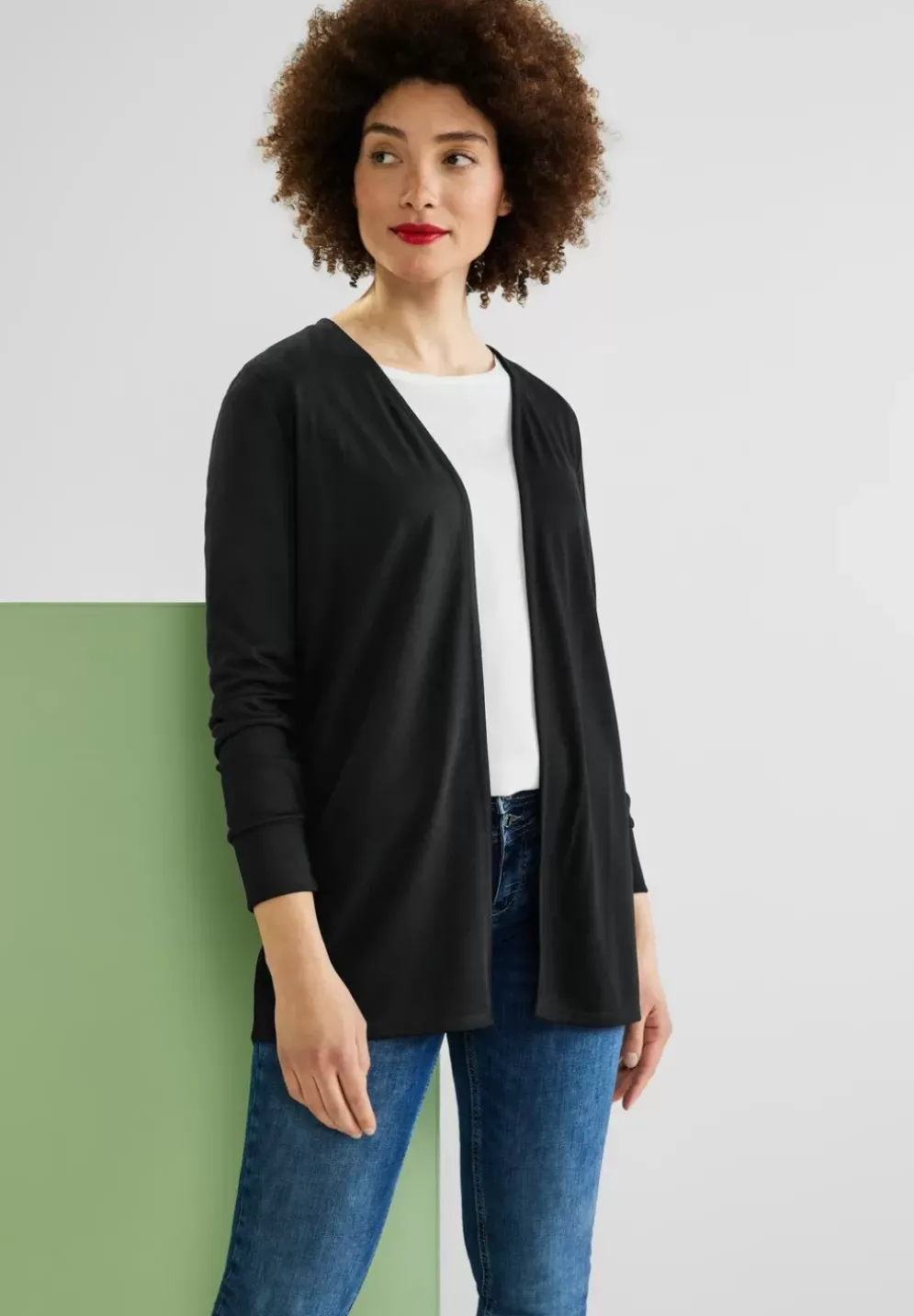 Lange Shirtjacke