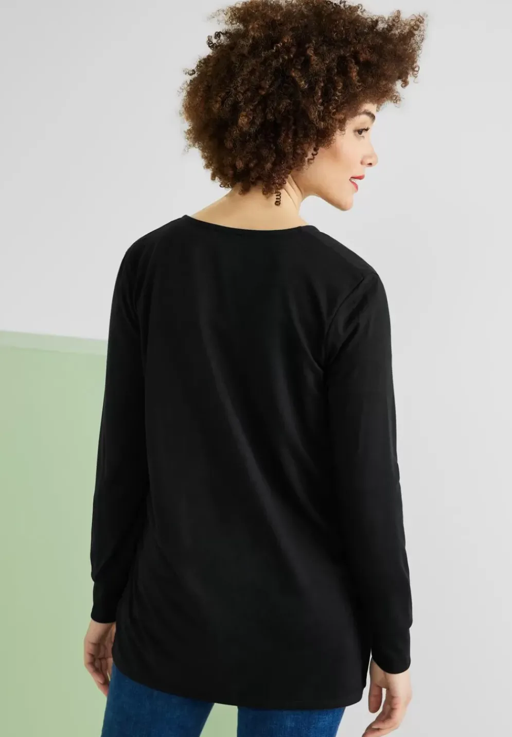 Lange Shirtjacke