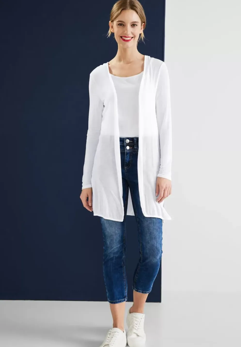 Lange Shirtjacke