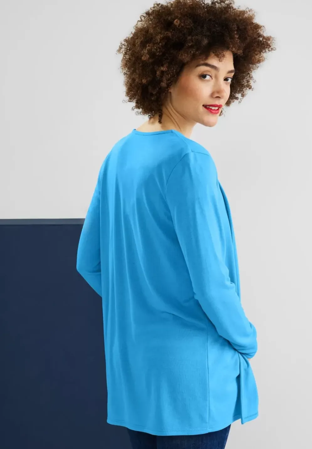 Lange Shirtjacke