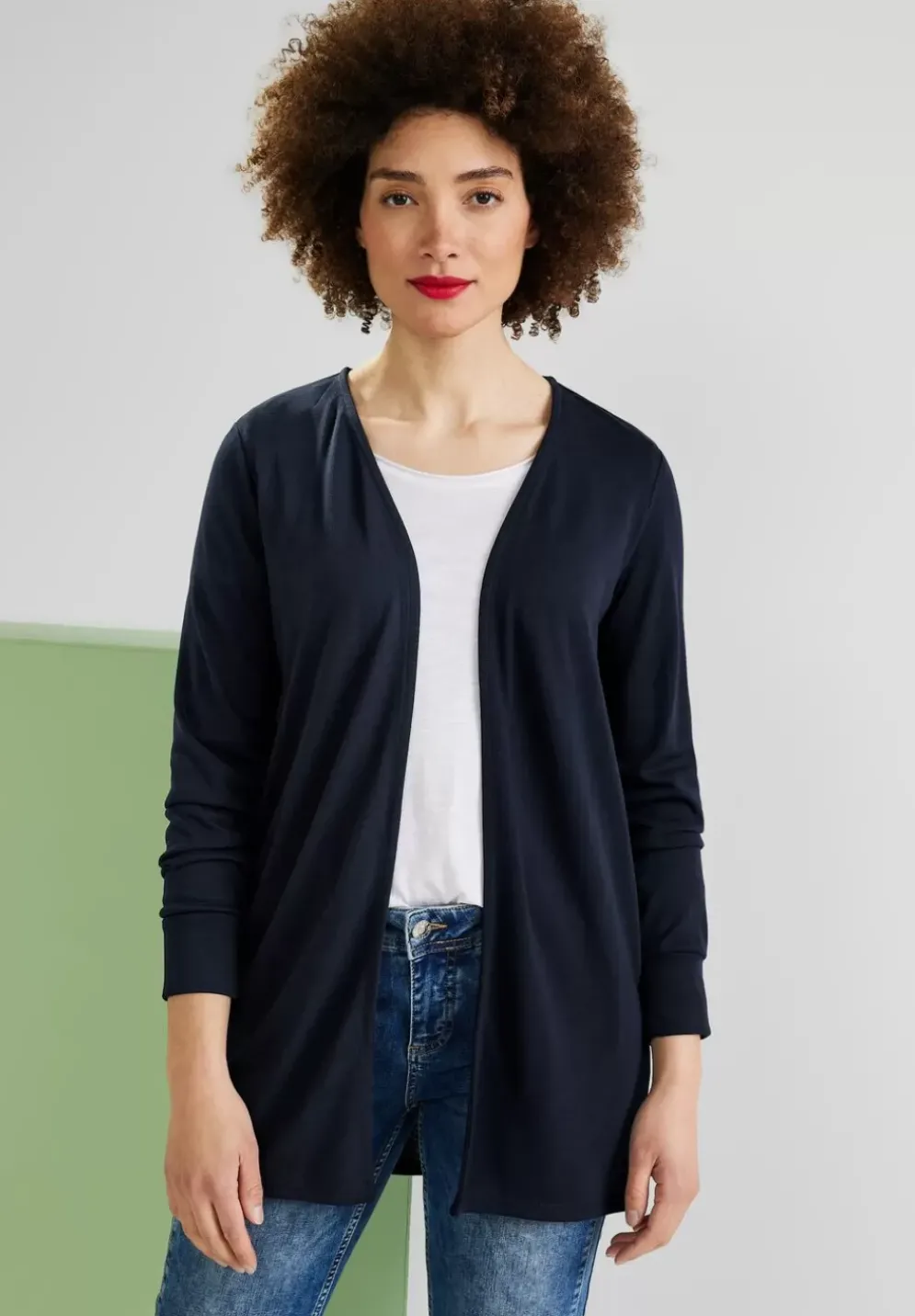 Lange Shirtjacke
