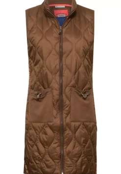 Lange Weste Mit Zipper