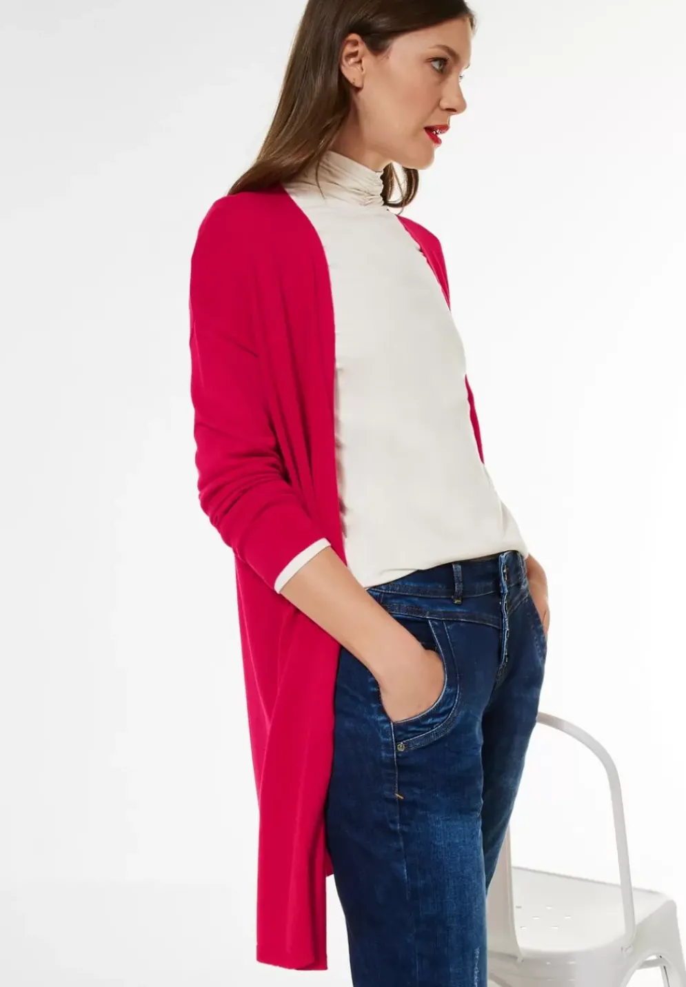 Langer Cardigan