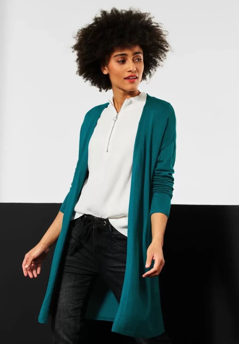 Langer Cardigan
