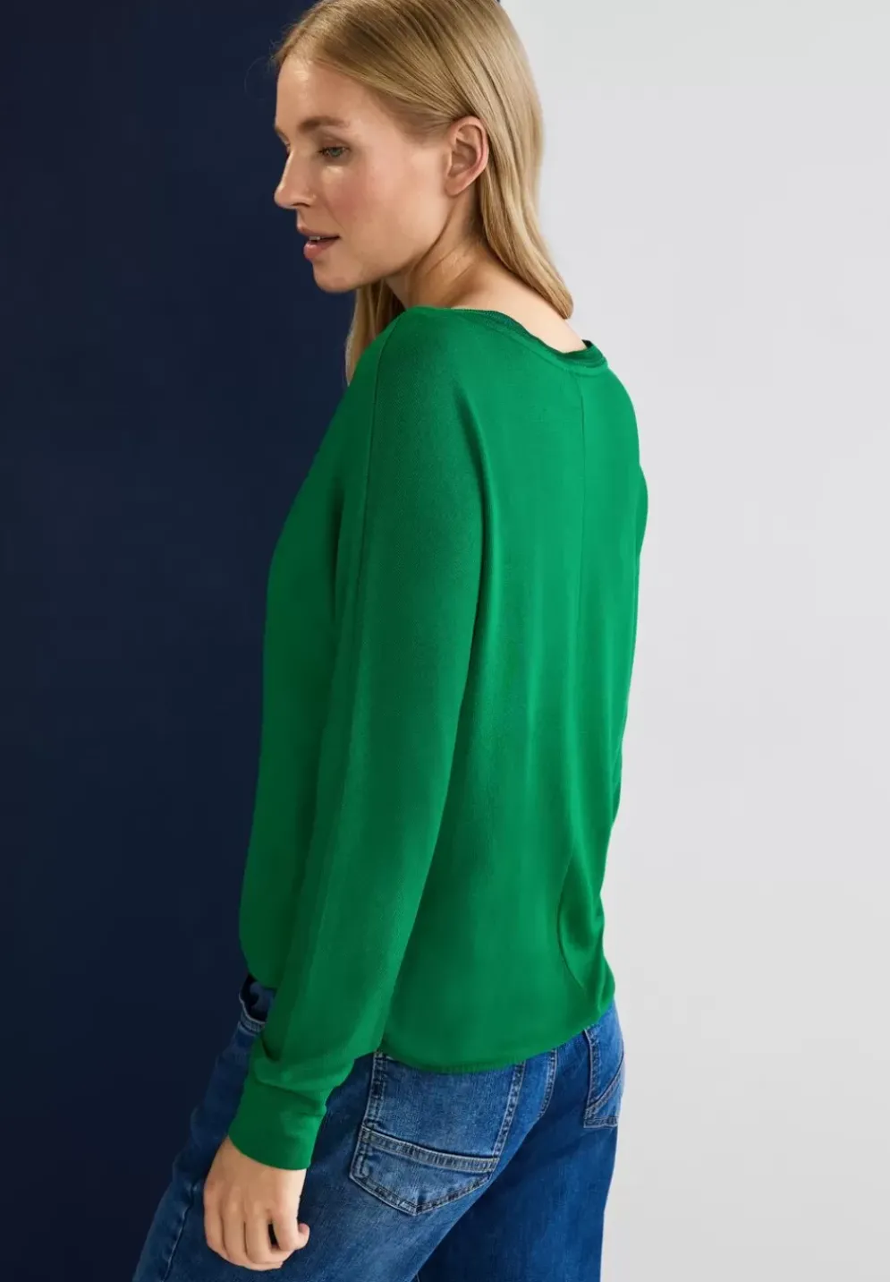 Langes Shirt In Unifarbe