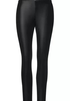 Leggings In Lederoptik