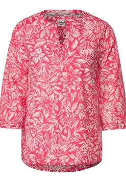 Leichte Print Baumwollbluse