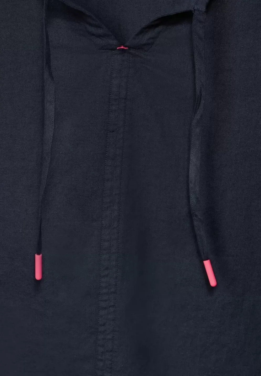 Leinen Bluse In Unifarbe