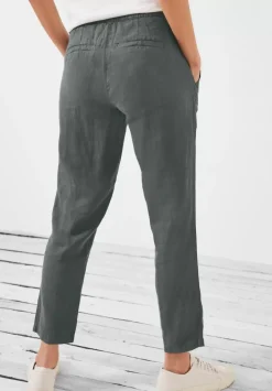 Leinen Casual Fit Hose
