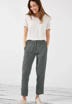 Leinen Casual Fit Hose