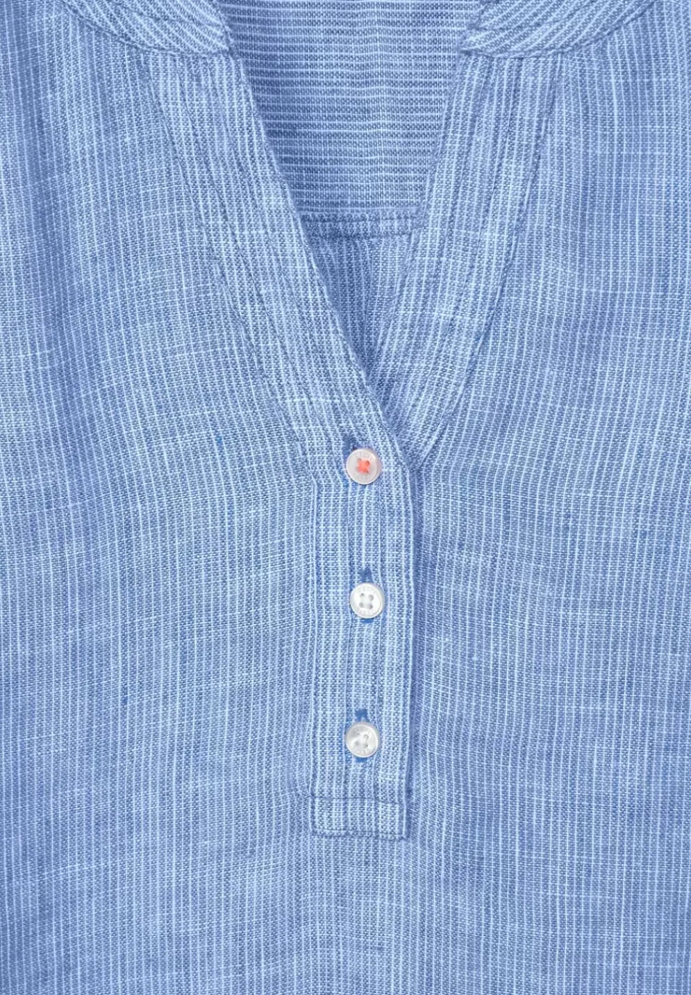 Leinen Chambray Bluse