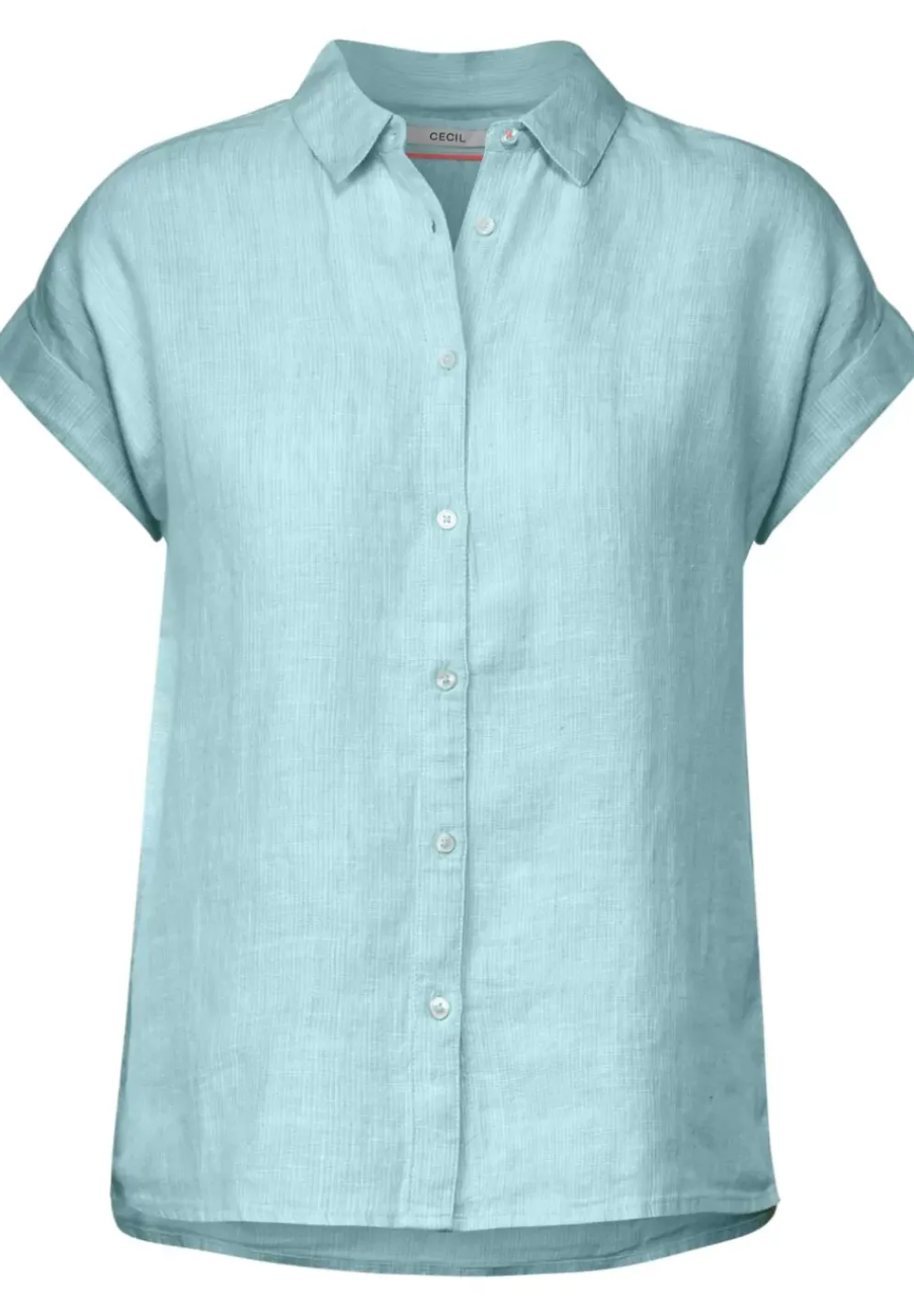 Leinen Chambray Bluse