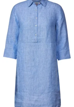 Leinen Chambray Kleid