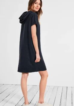Leinen Hoodie Kleid