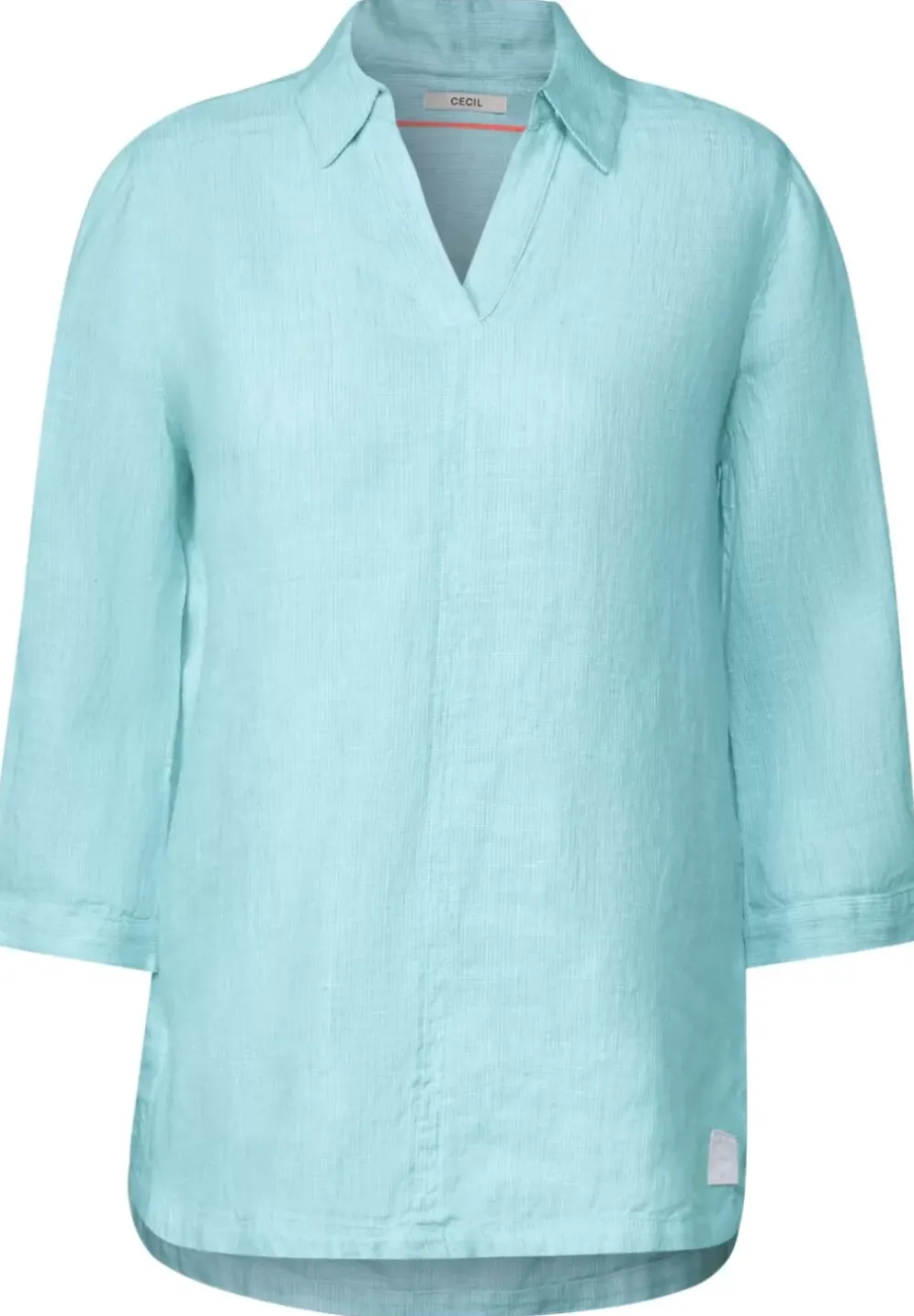 Leinen Longbluse