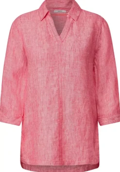 Leinen Longbluse