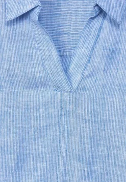 Leinen Longbluse