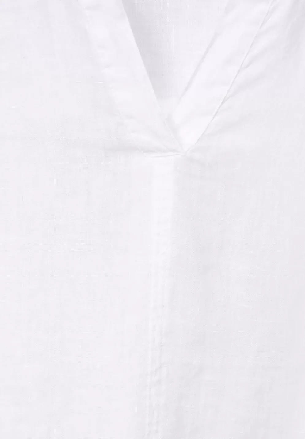 Leinen Longbluse In Unifarbe
