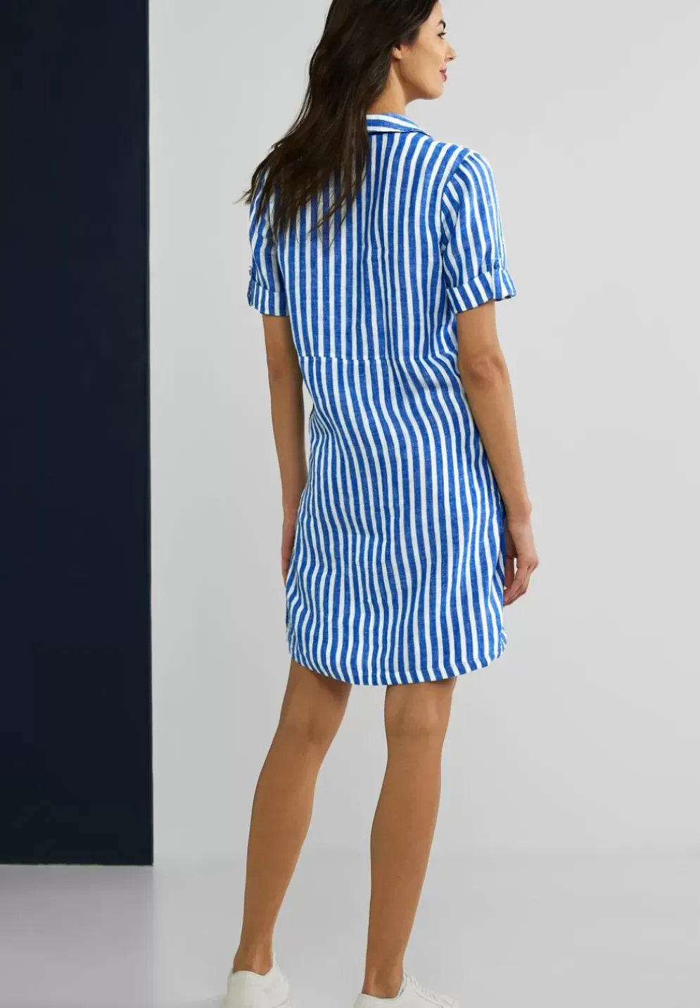 Leinen Shirtkleid
