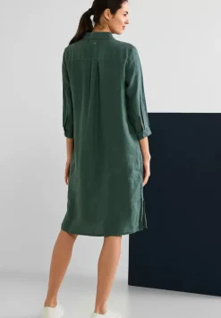 Leinen Shirtkleid