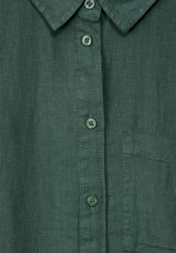 Leinen Shirtkleid