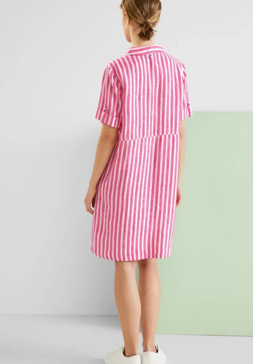 Leinen Shirtkleid