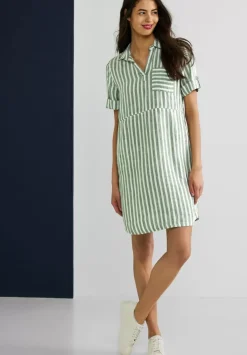 Leinen Shirtkleid