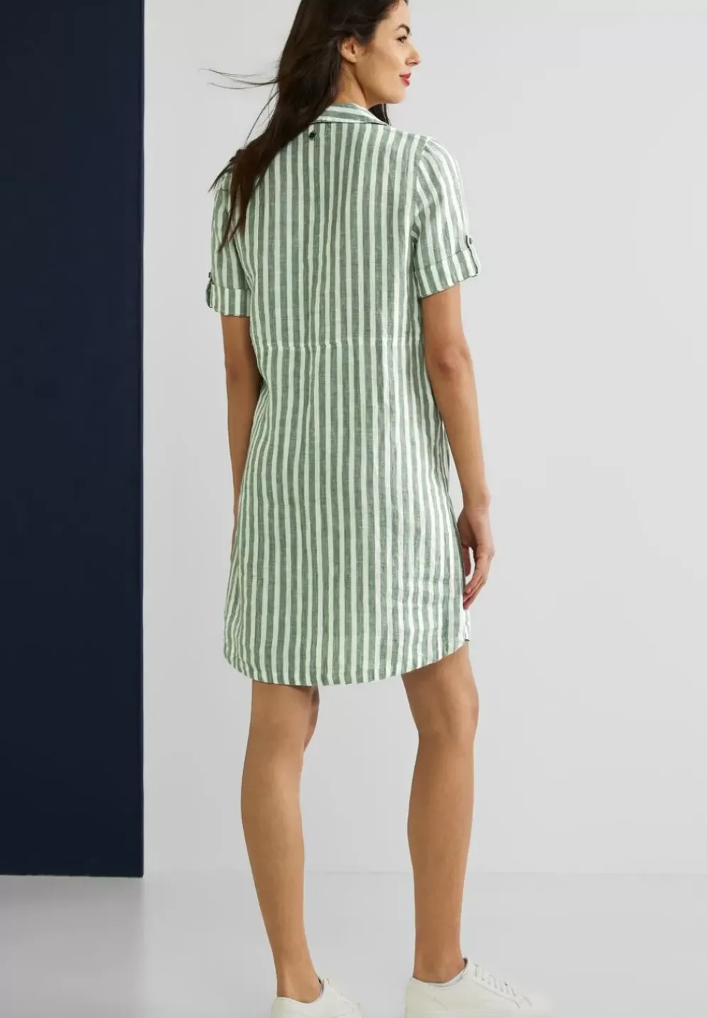 Leinen Shirtkleid