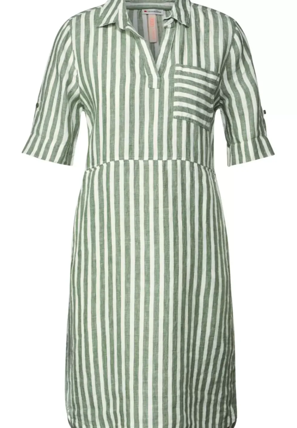 Leinen Shirtkleid