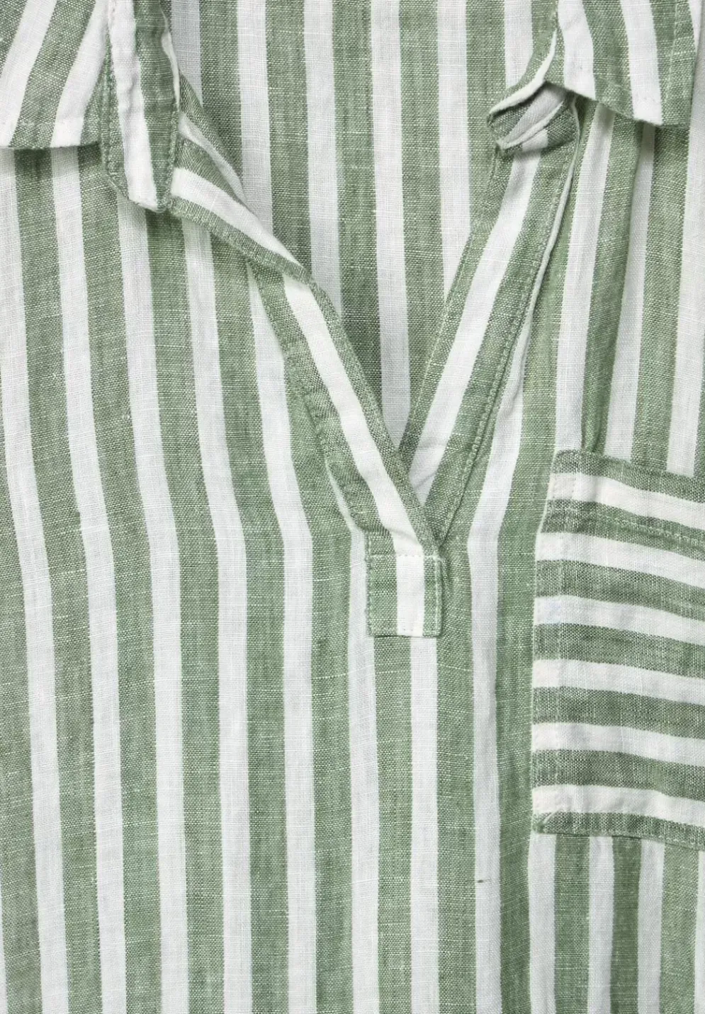 Leinen Shirtkleid