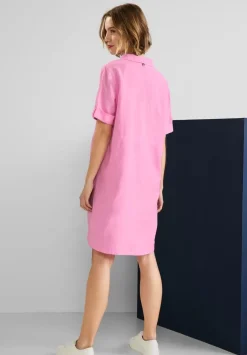 Leinen Shirtkleid