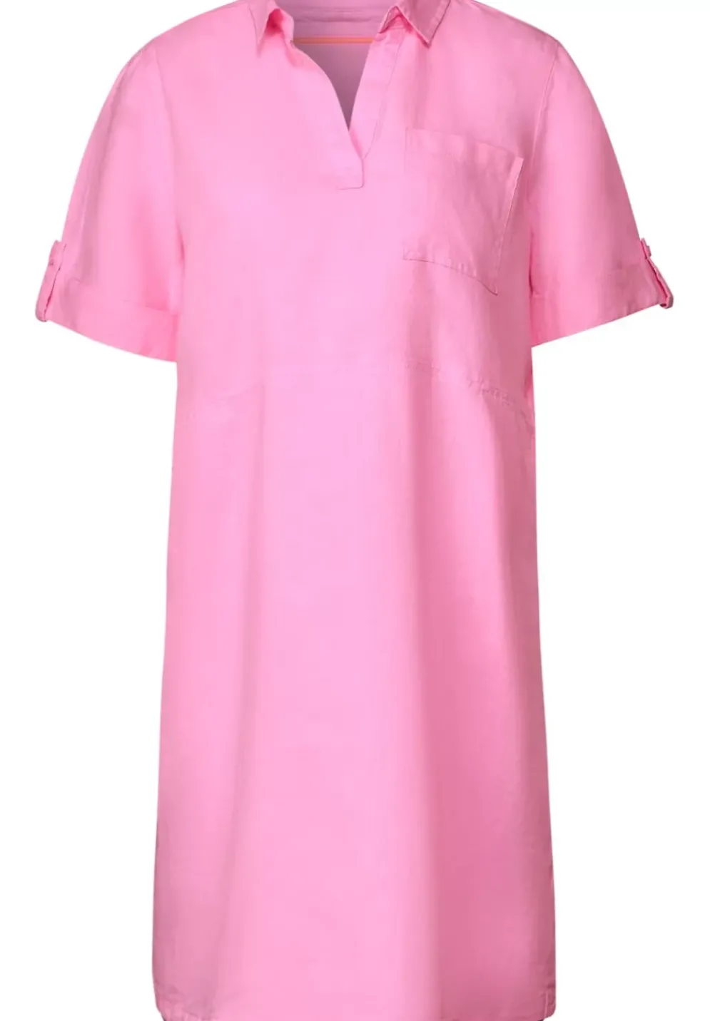 Leinen Shirtkleid