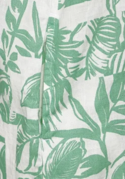 Leinen Shirtkleid Mit Print