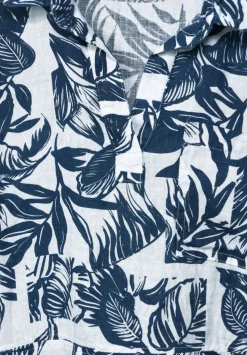Leinen Shirtkleid Mit Print