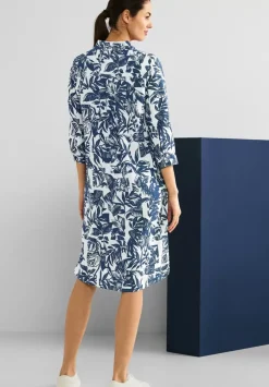Leinen Shirtkleid Mit Print