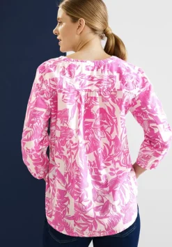 Leinen-Baumwolle-Mix Bluse