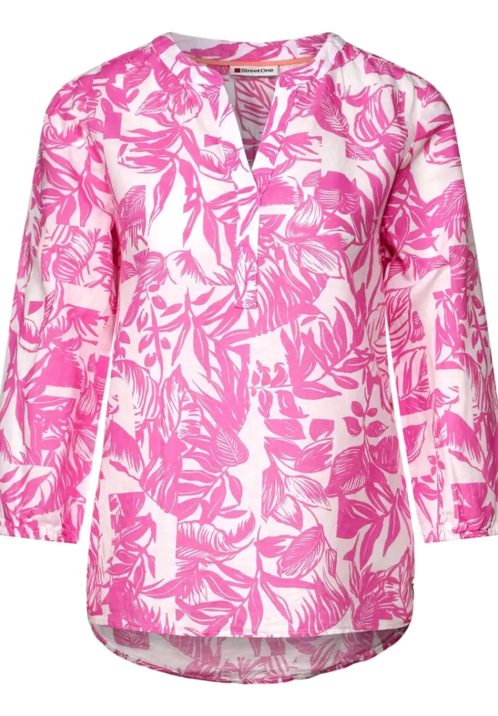 Leinen-Baumwolle-Mix Bluse