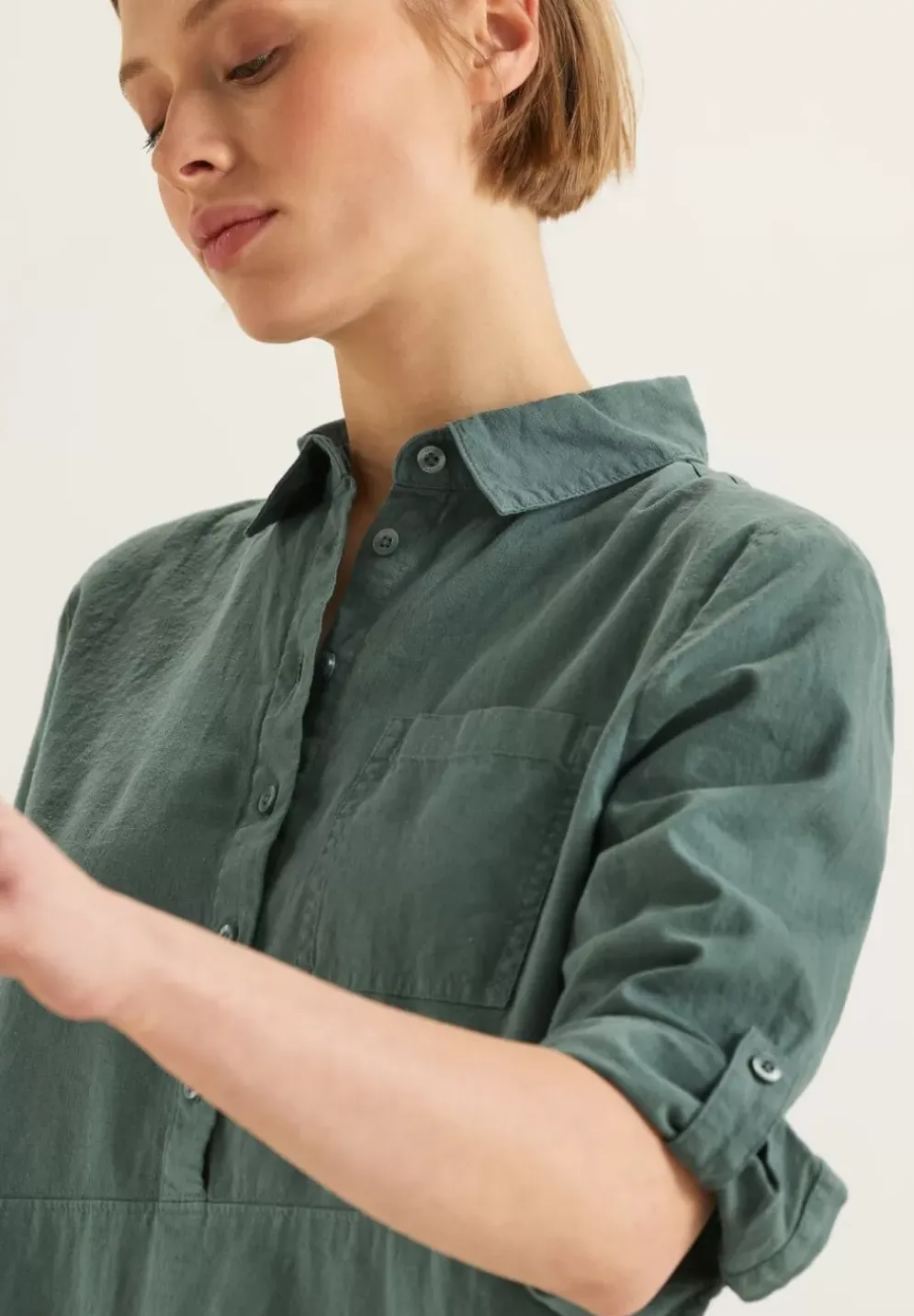 Leinen-Baumwolle-Mix Kleid