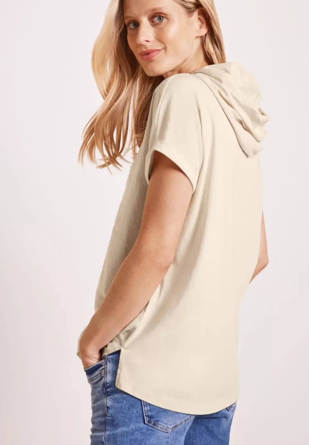 Leinenbluse Im Materialmix