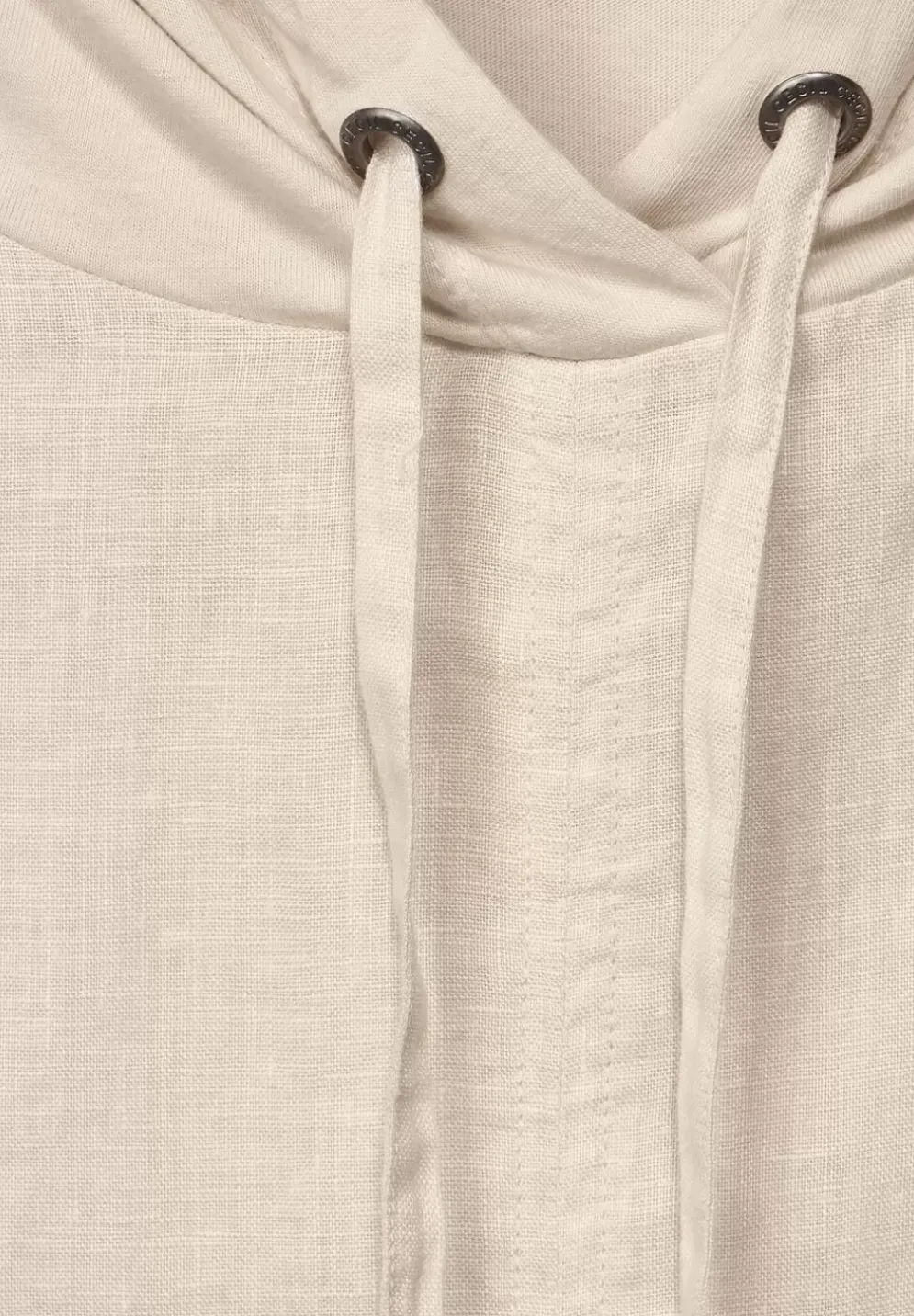 Leinenbluse Im Materialmix