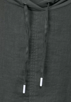 Leinenbluse Im Materialmix