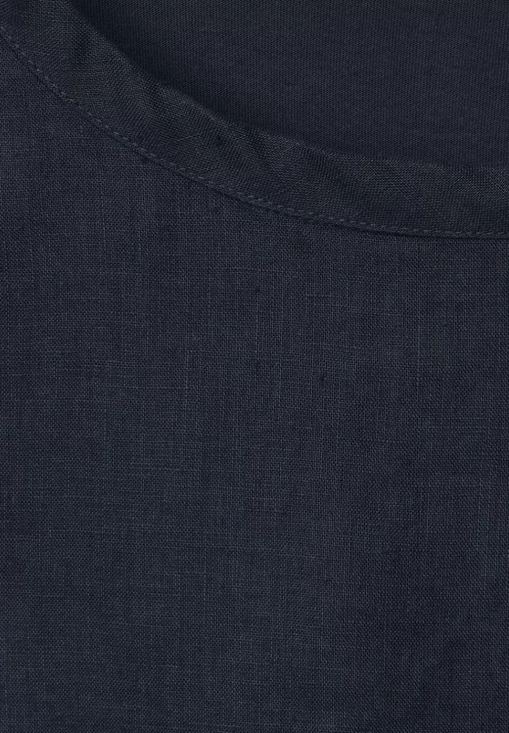 Leinenbluse Im Materialmix