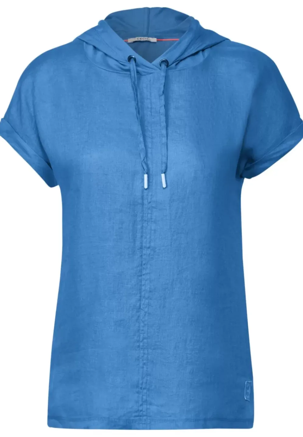 Leinenbluse Im Materialmix