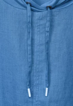 Leinenbluse Im Materialmix