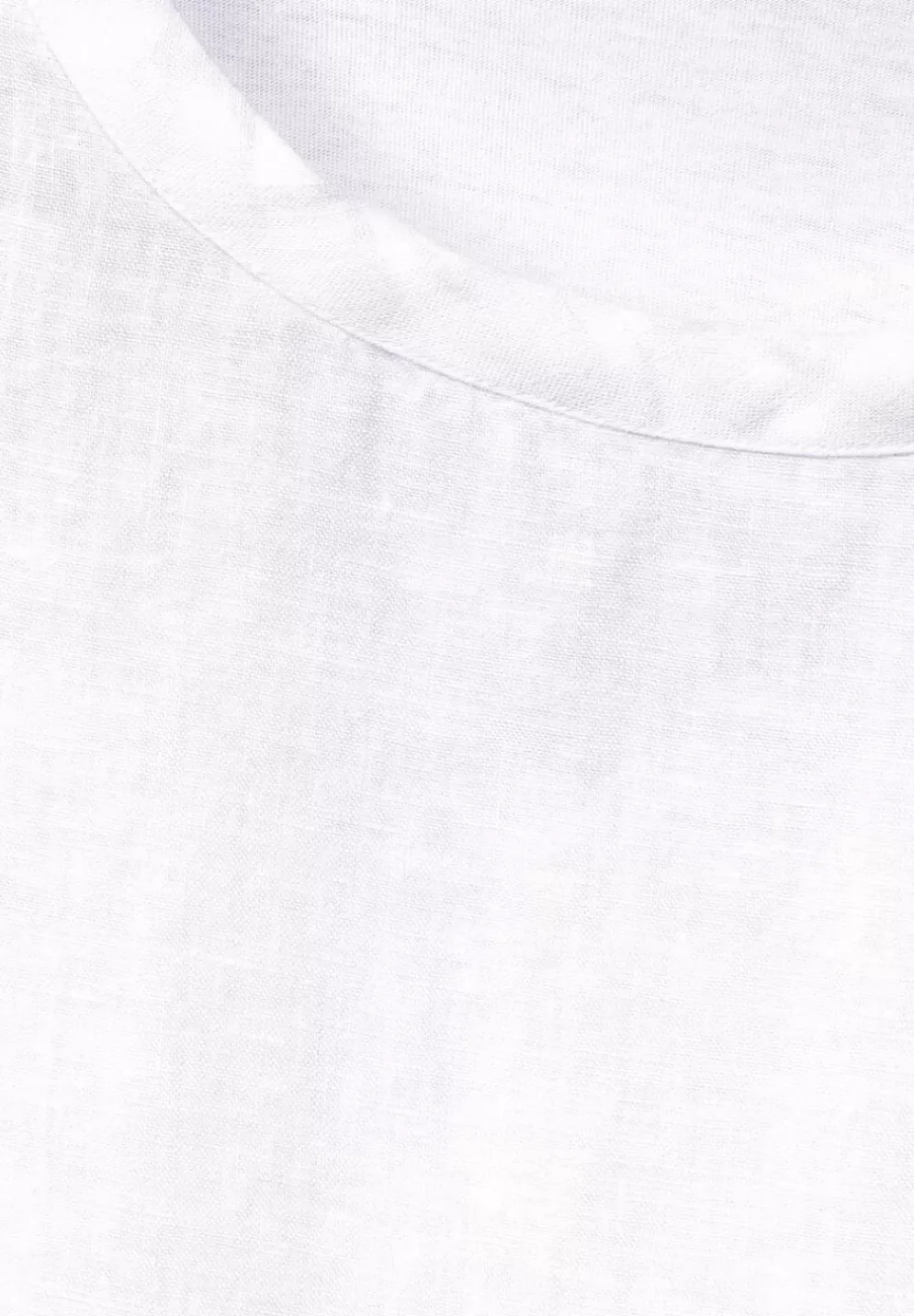 Leinenbluse Im Materialmix