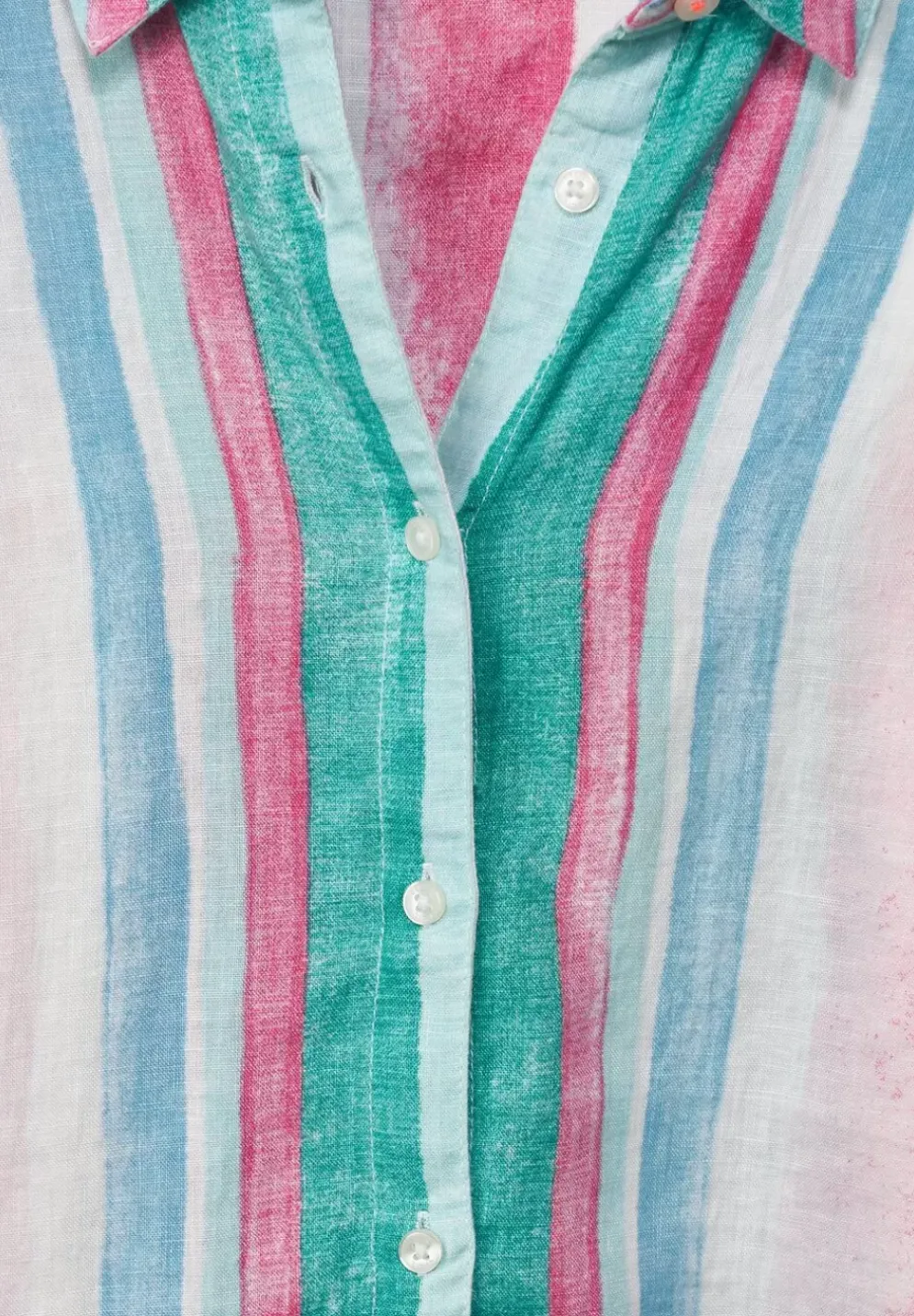 Leinenbluse Mit Knopfleiste